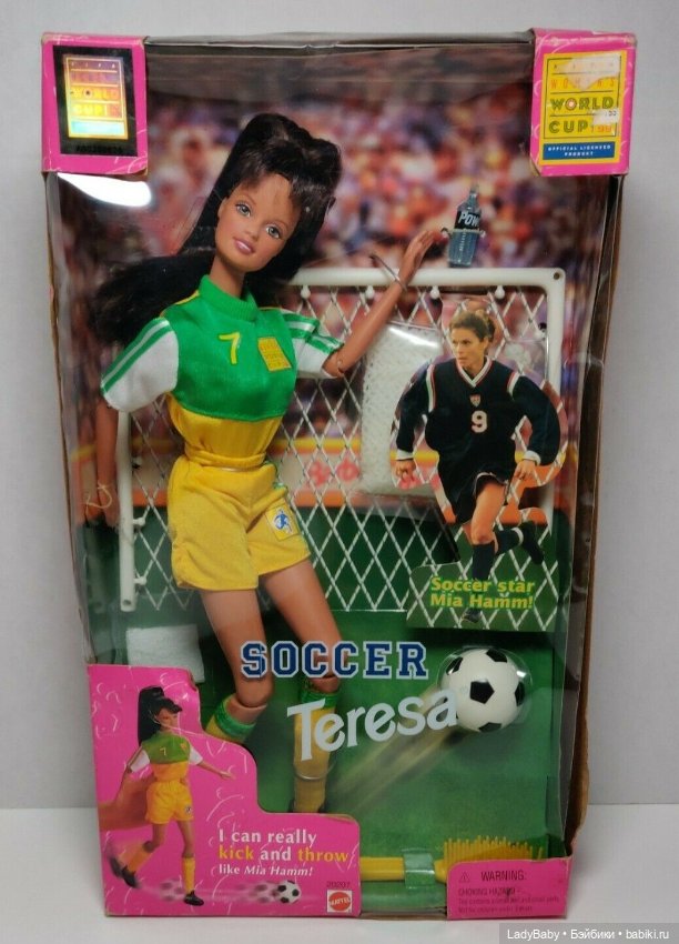 Soccer barbie mia hamm online