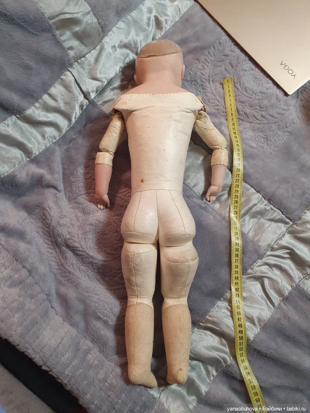 Антикварная кукла Альт Бек Готшальк, рост 56 см