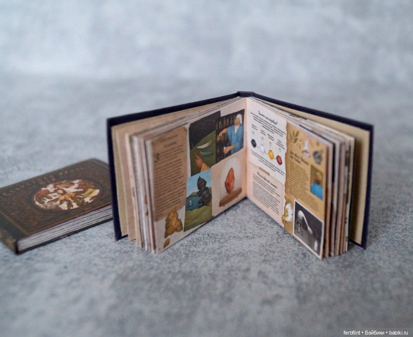 Миниатюрные книги из серии "Секретный Мир" в масштабе 1:6 (фото 4)