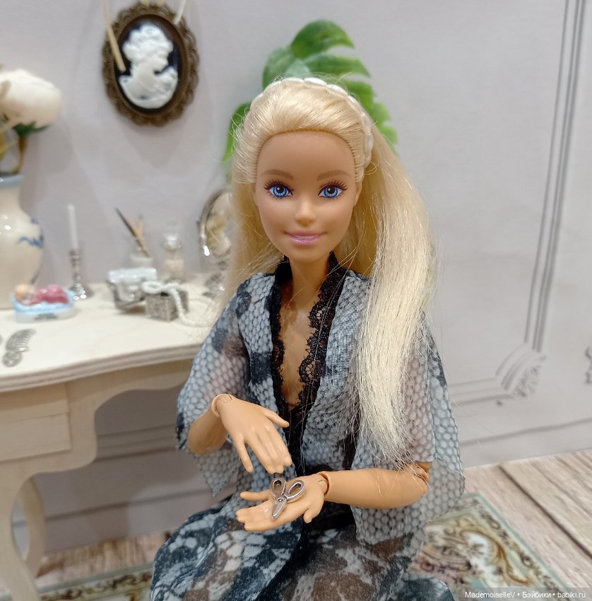 Ножницы, металл — Миниатюра для кукол (фото 4)