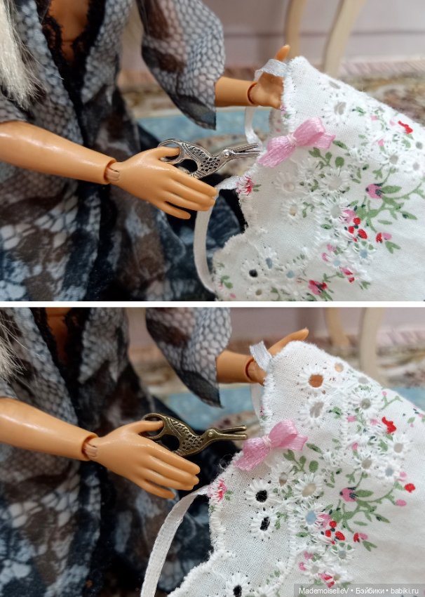 Ножницы, металл — Миниатюра для кукол (фото 9)