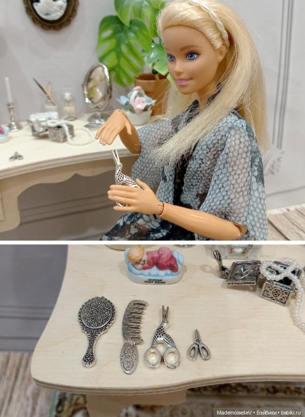 Ножницы, металл — Миниатюра для кукол (фото 10)