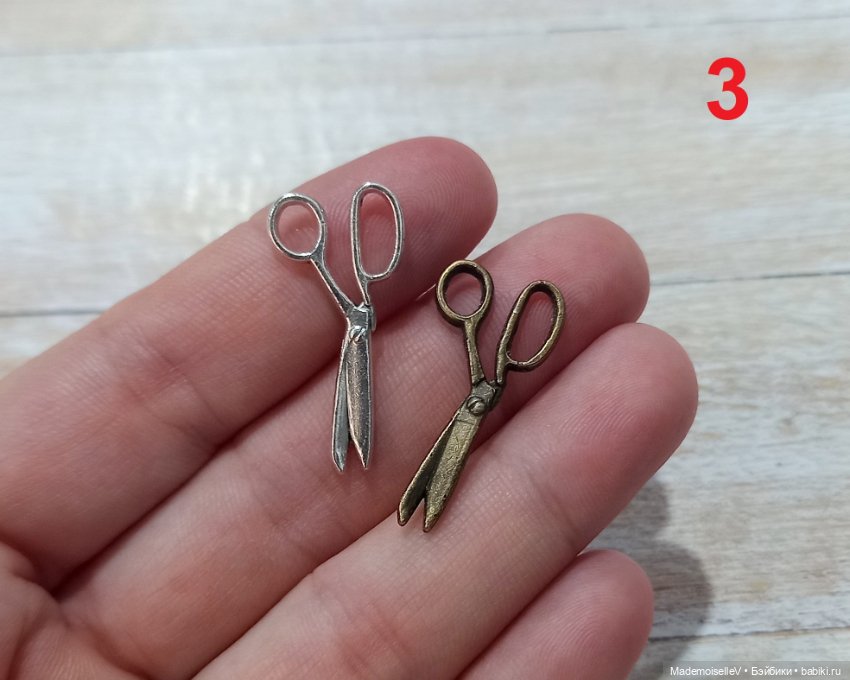 Ножницы, металл — Миниатюра для кукол