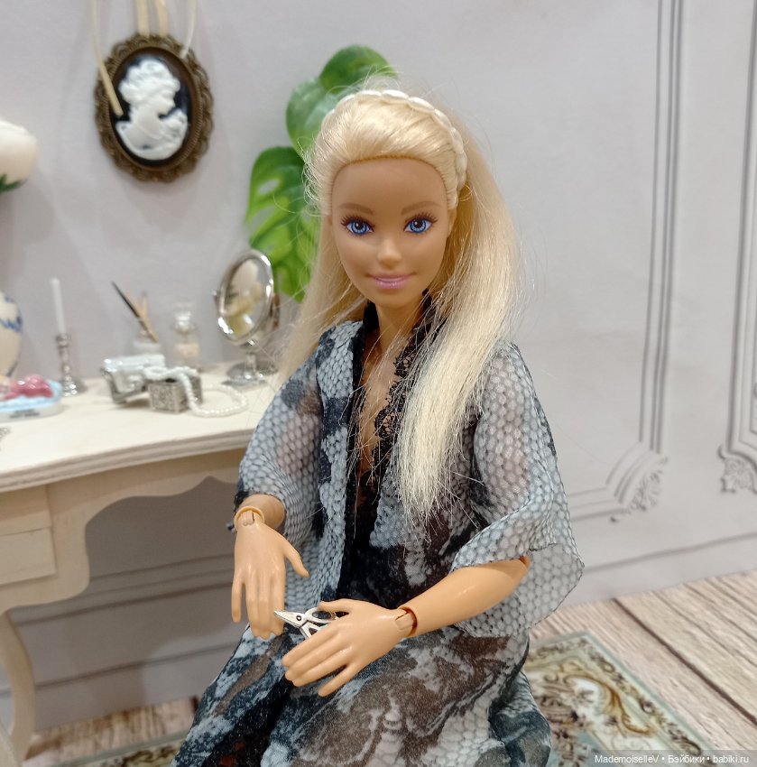 Ножницы, металл — Миниатюра для кукол (фото 5)