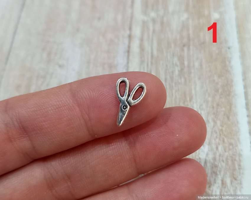 Ножницы, металл — Миниатюра для кукол (фото 2)