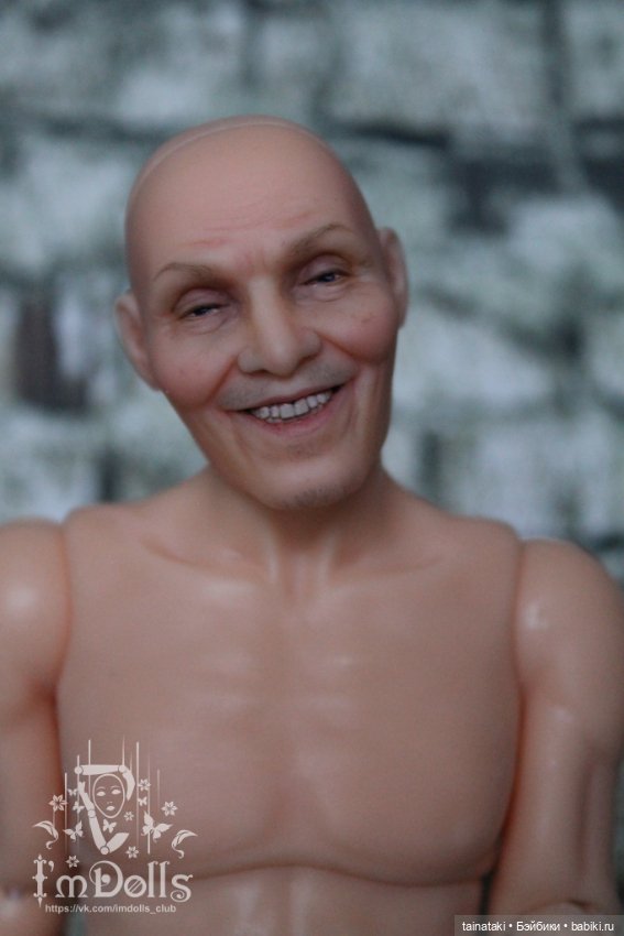 Кукла БЖД 1/6 дедушка Иль Нам из сериала "Игра в кальмара" (3д печать) (фото 5)