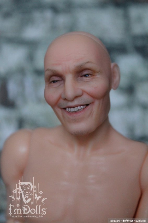 Кукла БЖД 1/6 дедушка Иль Нам из сериала "Игра в кальмара" (3д печать) (фото 6)
