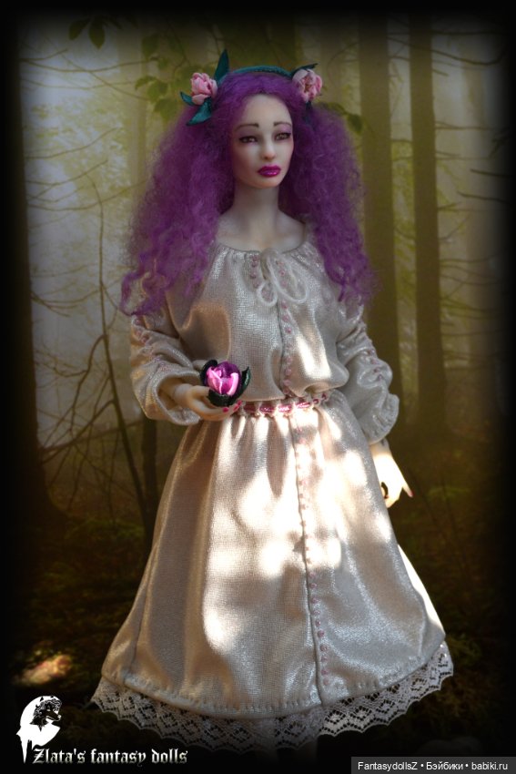 Платье Друида для BJD 1/6 30 см видеоурок и выкройка PDF (фото 2)