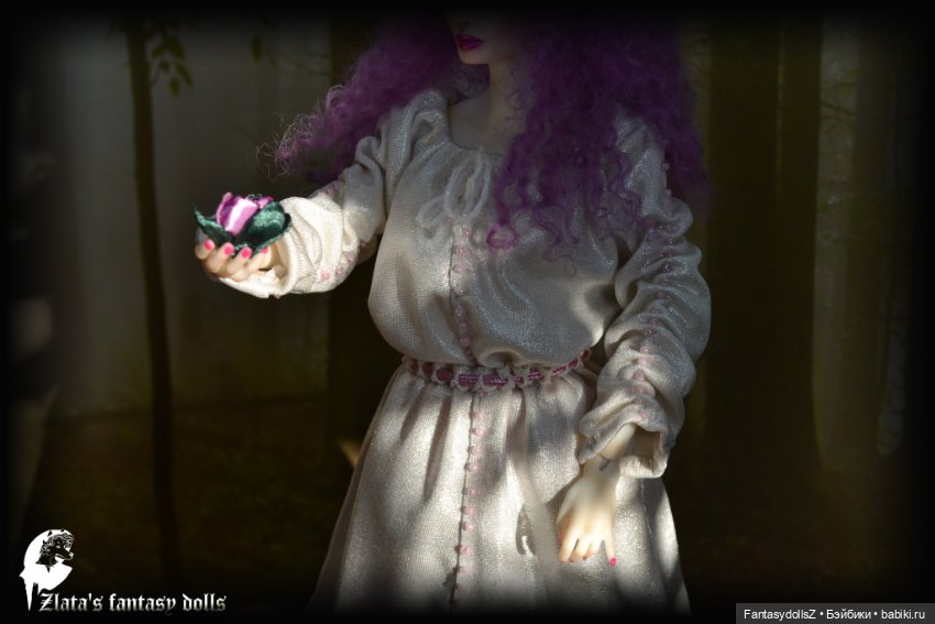 Платье Друида для BJD 1/6 30 см видеоурок и выкройка PDF (фото 4)