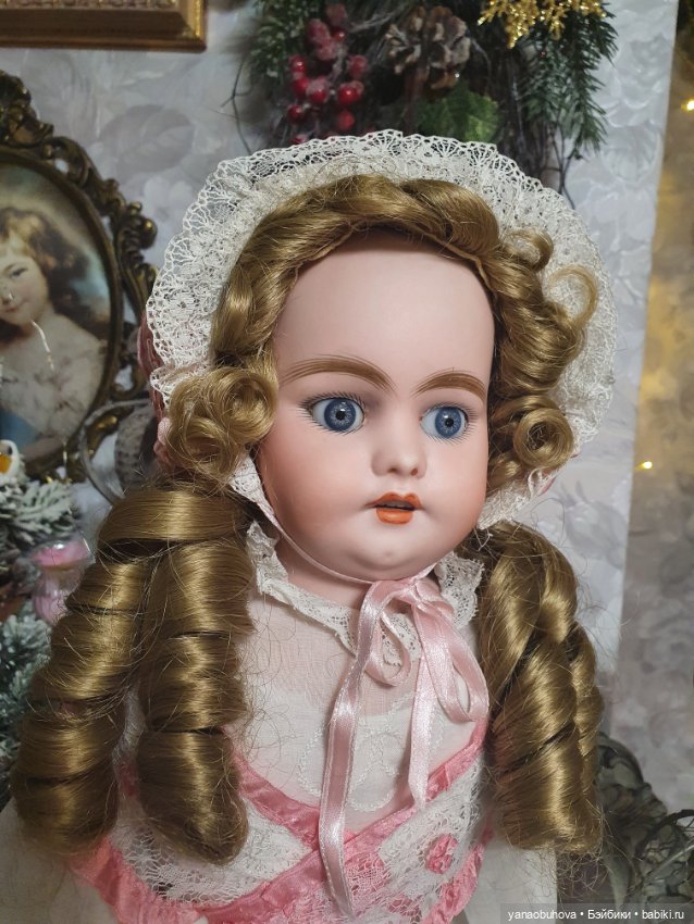 Ранняя антикварная кукла Симон Хальбиг 1240, рост 56 см (фото 2)