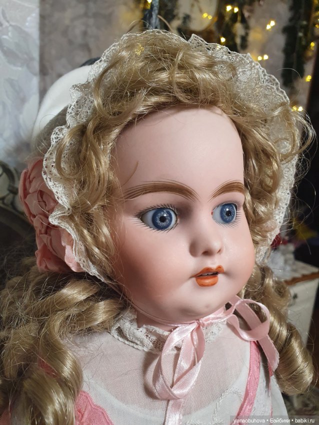 Ранняя антикварная кукла Симон Хальбиг 1240, рост 56 см (фото 5)