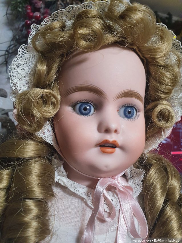 Ранняя антикварная кукла Симон Хальбиг 1240, рост 56 см (фото 3)