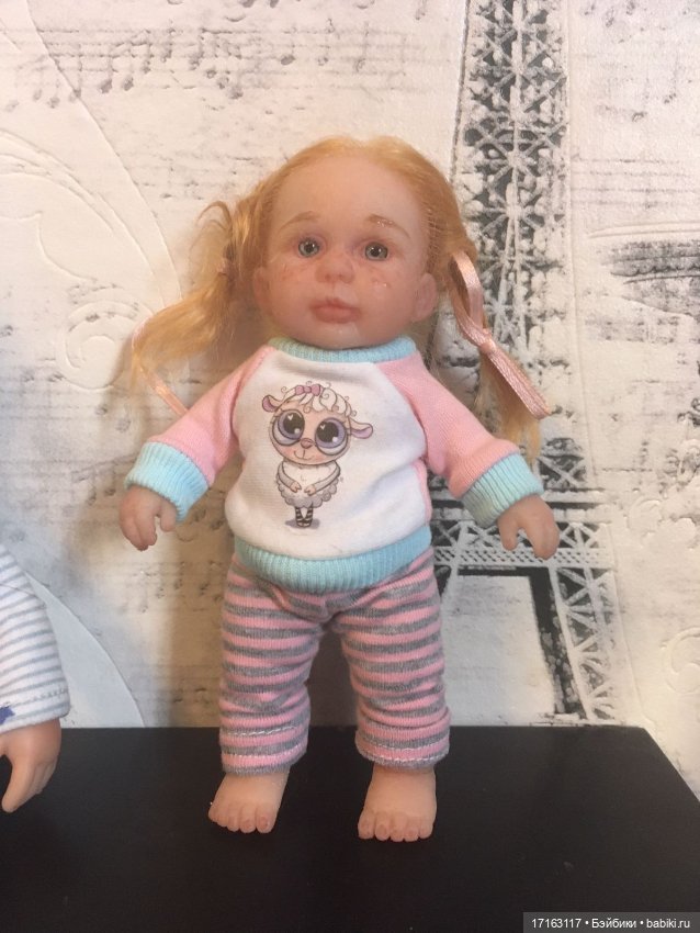 Авторская малышка из силикона