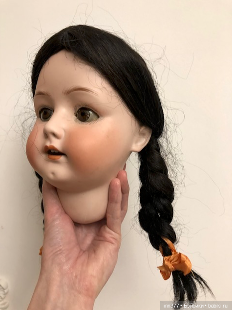 Парик для антикварной куклы (фото 9)