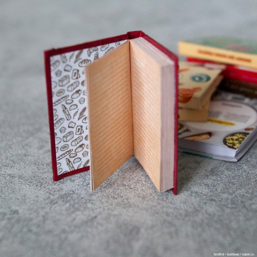 Блокноты для рецептов в масштабе 1:6 (фото 7)