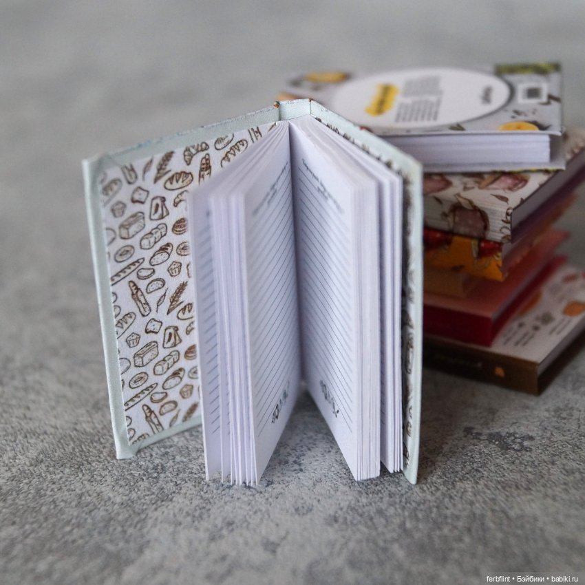 Блокноты для рецептов в масштабе 1:6 (фото 8)