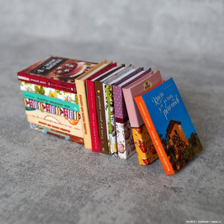 Блокноты для рецептов в масштабе 1:6 (фото 4)