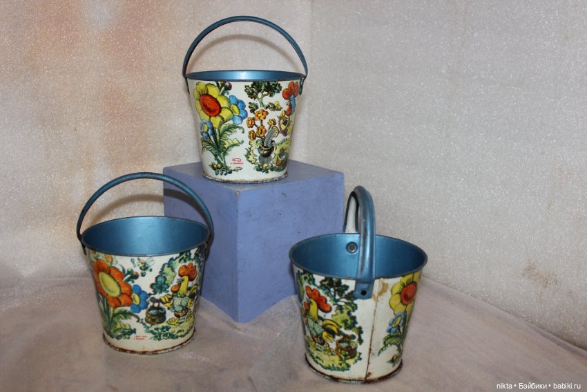 Игрушка СССР * Ведро * Жесть (фото 3)