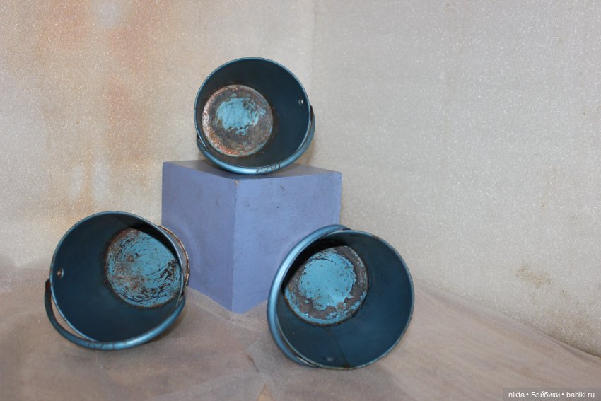 Игрушка СССР * Ведро * Жесть (фото 4)