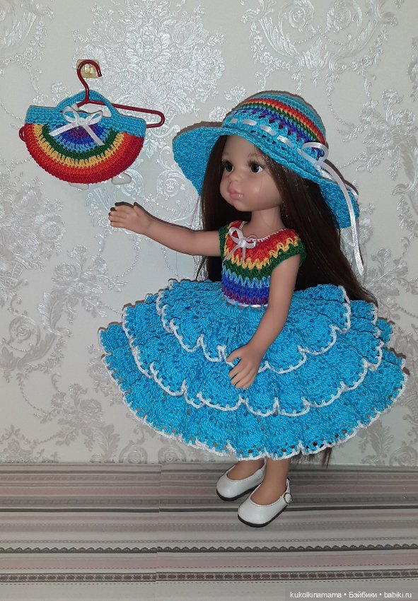 Платье для кукол Paola Reina и других (фото 4)