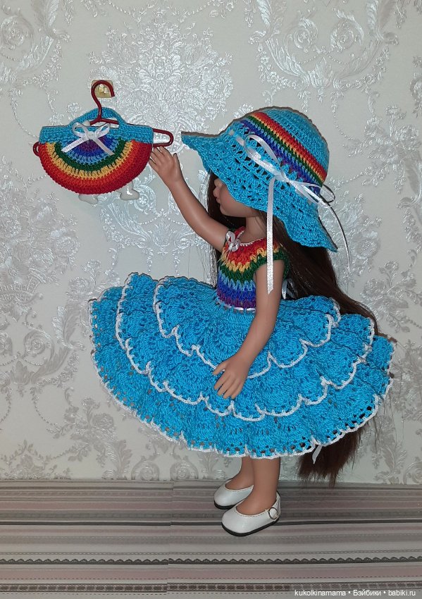 Платье для кукол Paola Reina и других (фото 5)