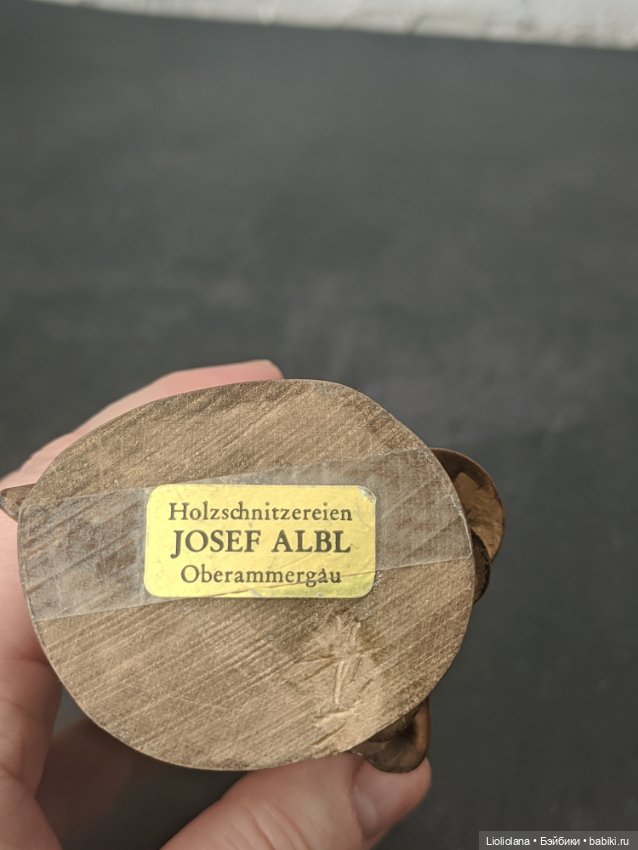 Деревянная статуэтка Девушка с мандолиной от Josef Albl (фото 7)