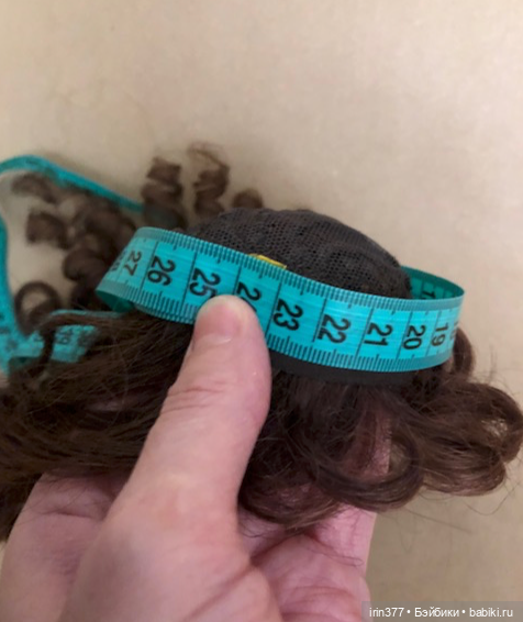 Парик для антикварной куклы, натуральные волосы (фото 9)