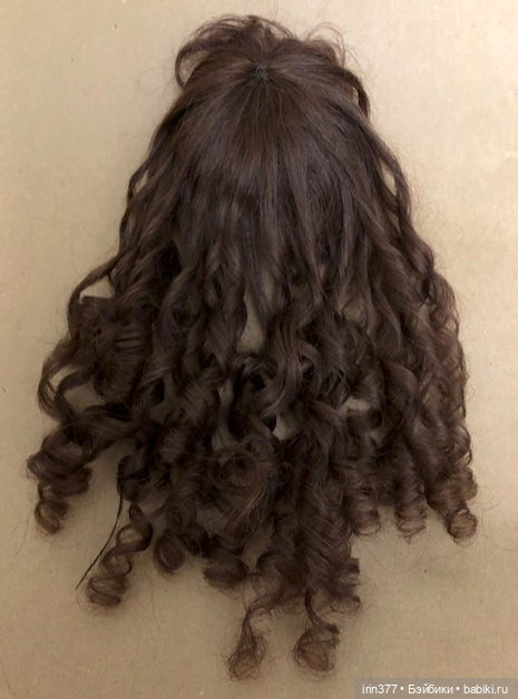 Парик для антикварной куклы, натуральные волосы (фото 7)