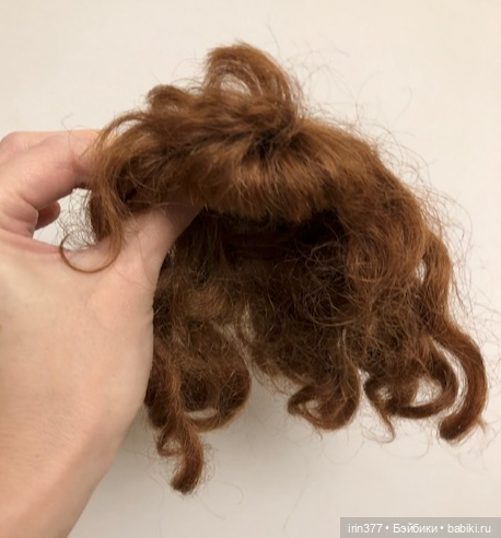 Парик для антикварной куклы с пейтом, искусственный мохер