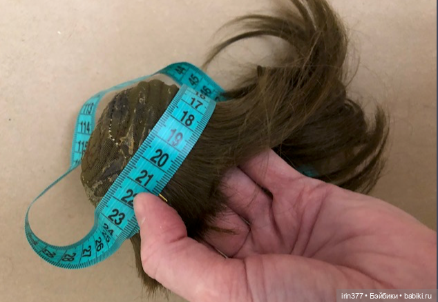 Парик для антикварной куклы, синтетика (фото 8)