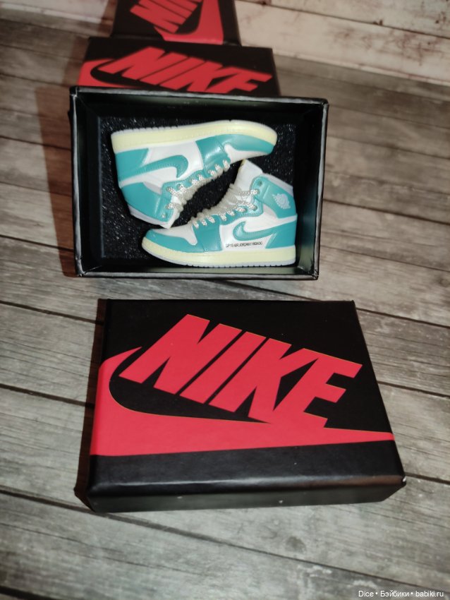 Кроссовки Nike в коробках для экшенов, БЖД, phicen, Integrity, action figures 1/6 (фото 10)