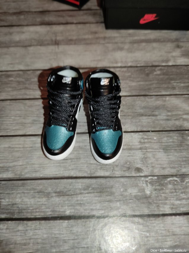 Кроссовки Nike в коробках для экшенов, БЖД, phicen, Integrity, action figures 1/6 (фото 5)