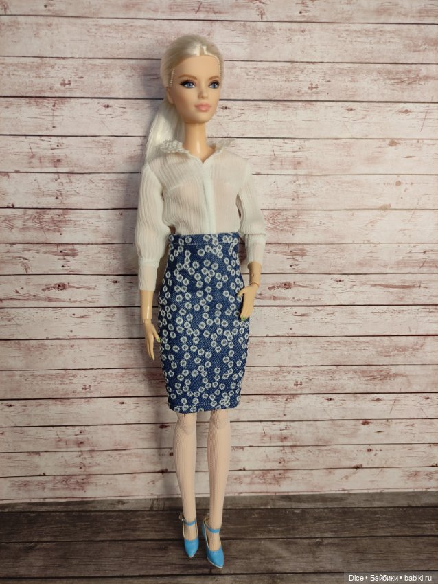 Блузка, рубашка для девочек 1/6 (Барби, Интегрити, экшен)