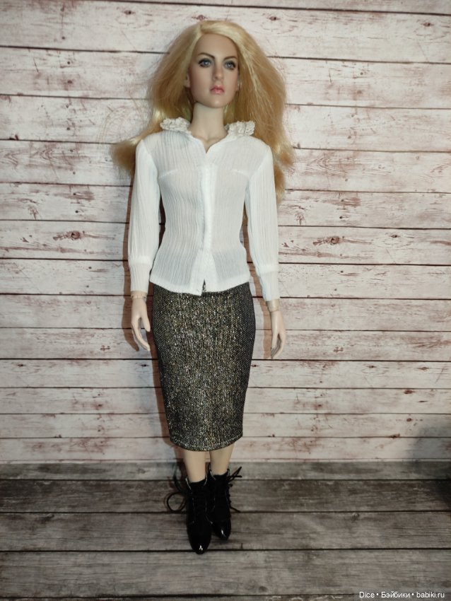 Блузка, рубашка для девочек 1/6 (Барби, Интегрити, экшен) (фото 8)