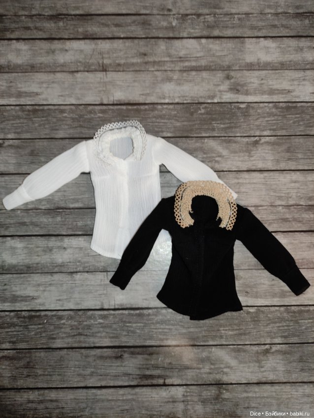 Блузка, рубашка для девочек 1/6 (Барби, Интегрити, экшен) (фото 10)