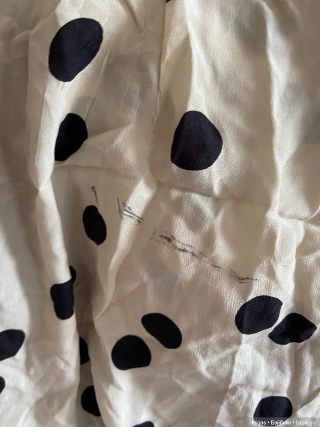 Набор из винтажного крепдешина для пошива куклам (фото 7)