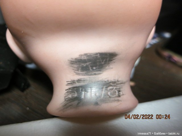 Антикварная пупсовая голова.+руки (фото 2)