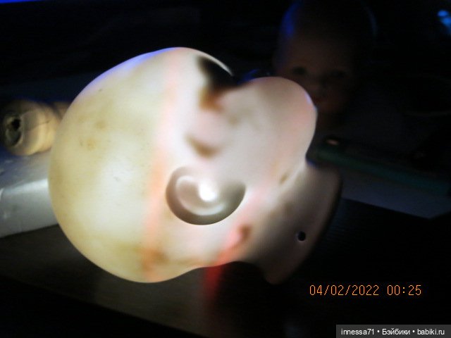 Антикварная пупсовая голова.+руки (фото 6)