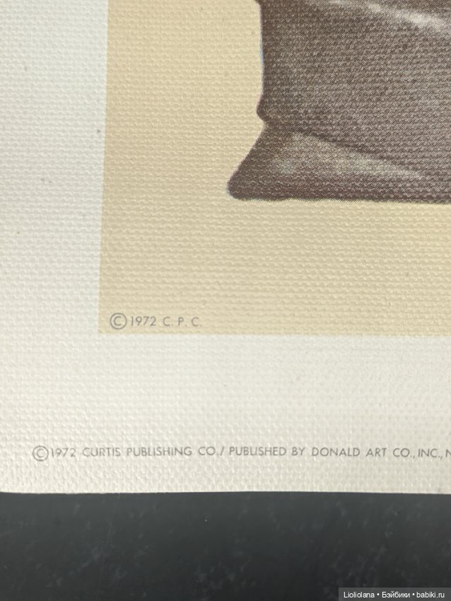 Винтажный принт Доктор и кукла. Norman Rockwell (фото 5)