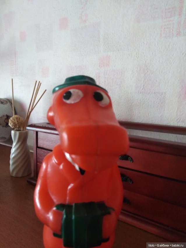 Крокодил Гена пластмасса СССР (фото 3)