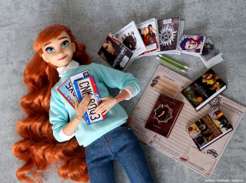 Набор для фанатов "Сверхъестественное" в масштабе 1:6