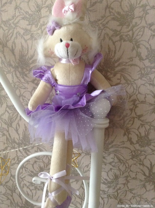 Большая Зая балерина — Винтажные куклы и игрушки детства