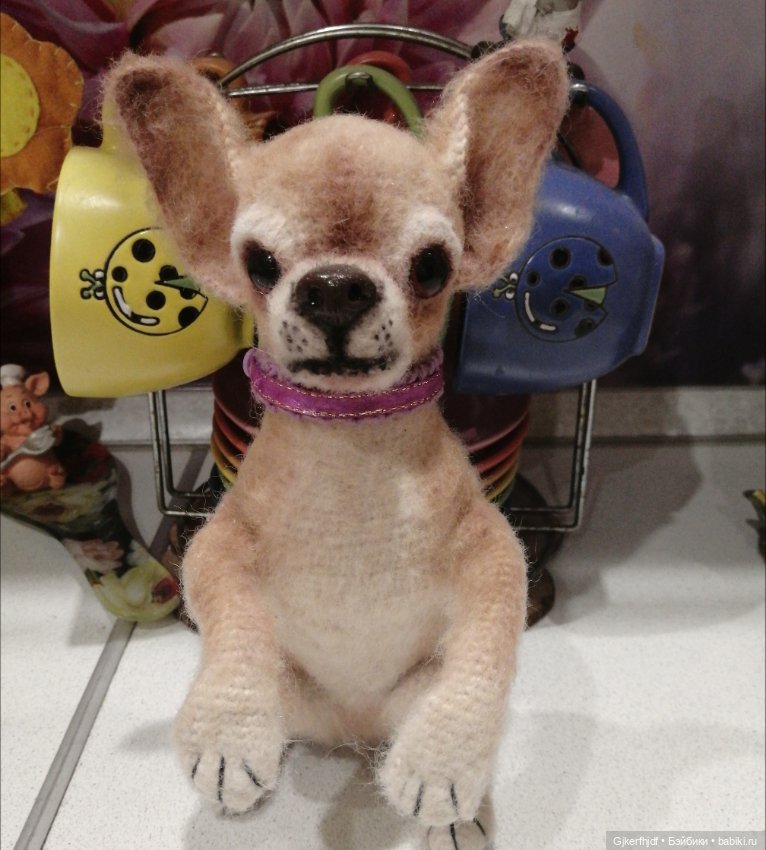 Чихуахуа щеночек — Авторские игрушки