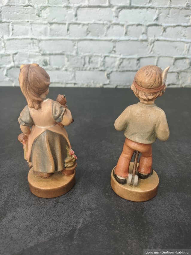 Пара деревянных статуэток от Dolfi. 11 см (фото 5)