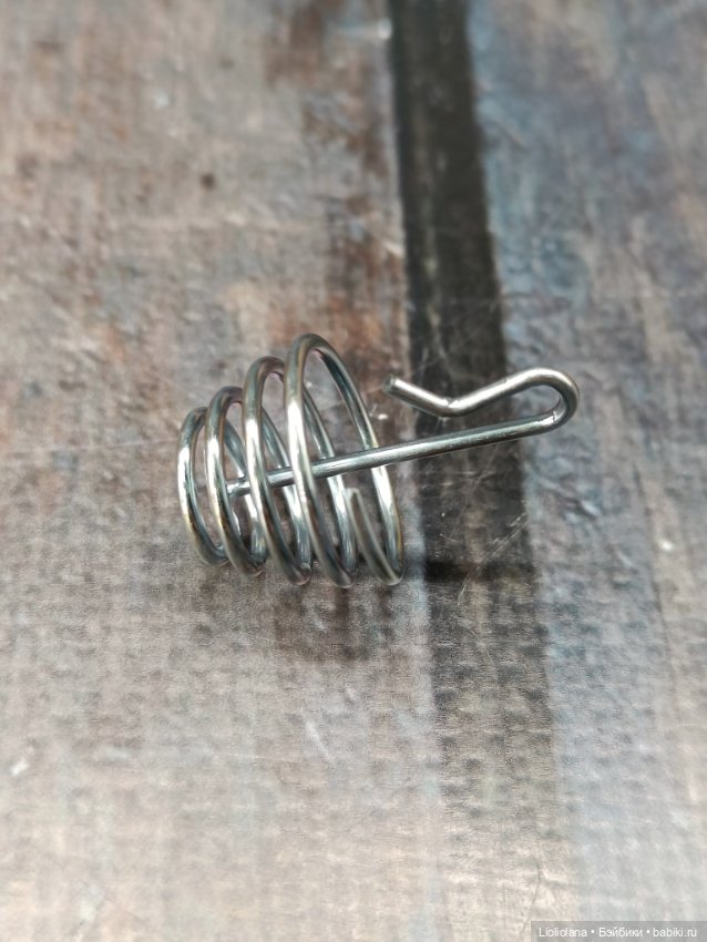 Пружина коннектор для крепления головы куклы. 18 мм (фото 2)