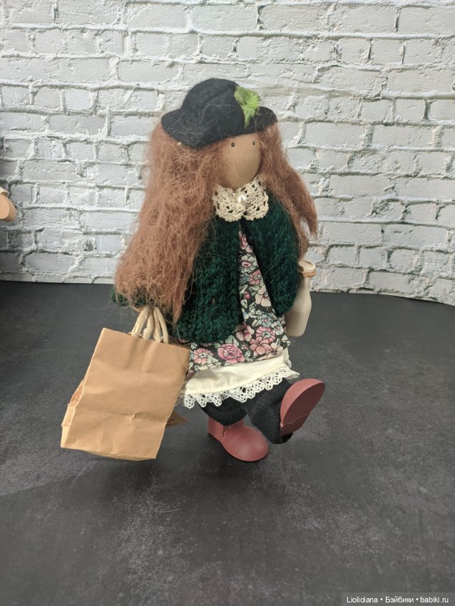 Деревянная кукла от lizzie High. Кэсси Йокум, любительница кошек (фото 9)