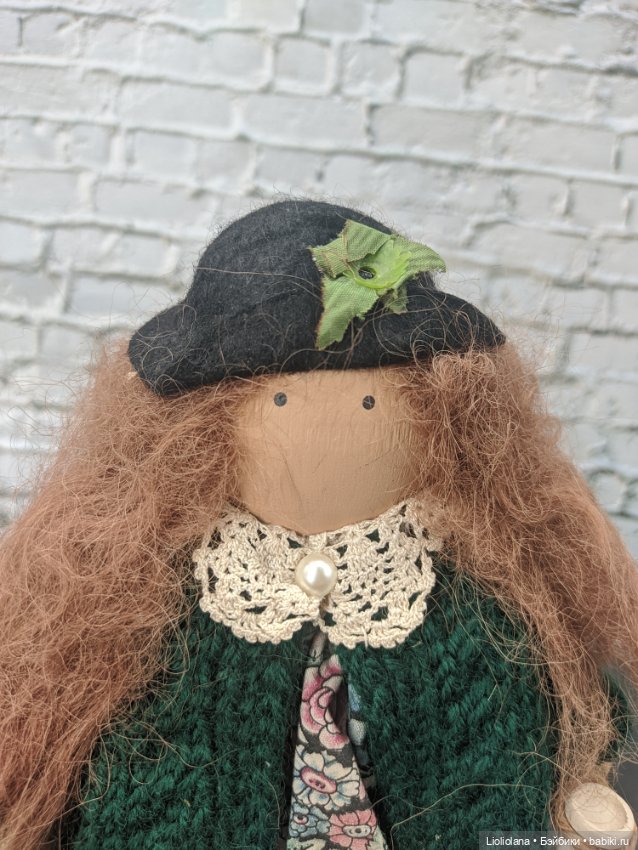 Деревянная кукла от lizzie High. Кэсси Йокум, любительница кошек (фото 7)