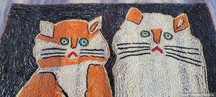 Вышитая картина для панно или наволочки (фото 5)