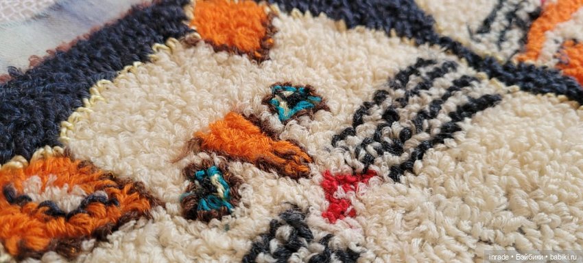 Вышитая картина для панно или наволочки