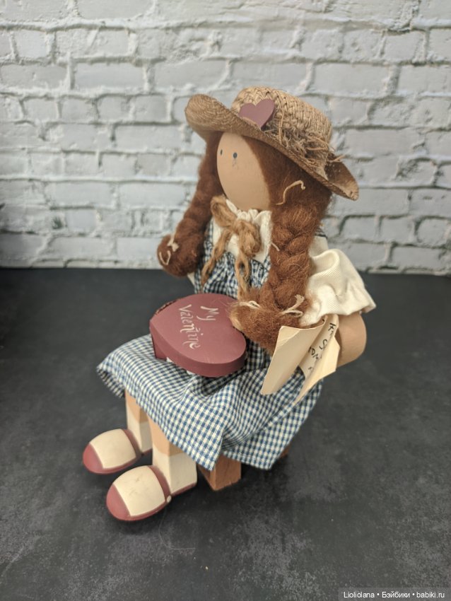Деревянная кукла от lizzie High. Бетси Валлентайн. 1988 год